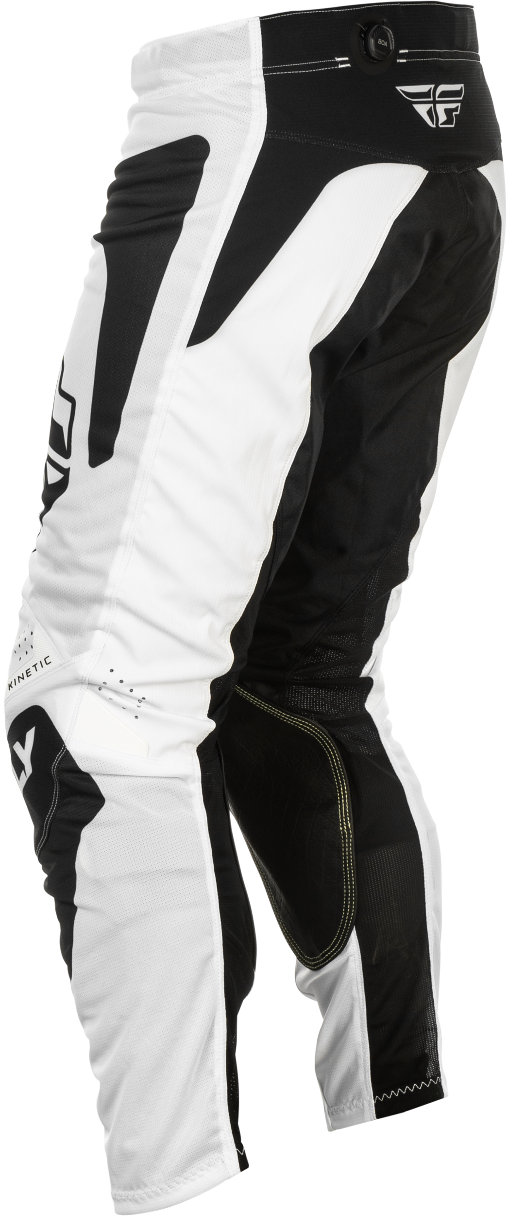 Fly Racing Kinetic Mesh Sym Pants White/Black Size 30 – Versatile Motorcycle Riding Gear for Off-Road and Street Vehicles