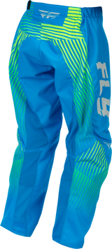 Fly Racing Youth F 16 Pants Blue/Hi Vis Size 26 for Off-Road & Motocross Vehicles