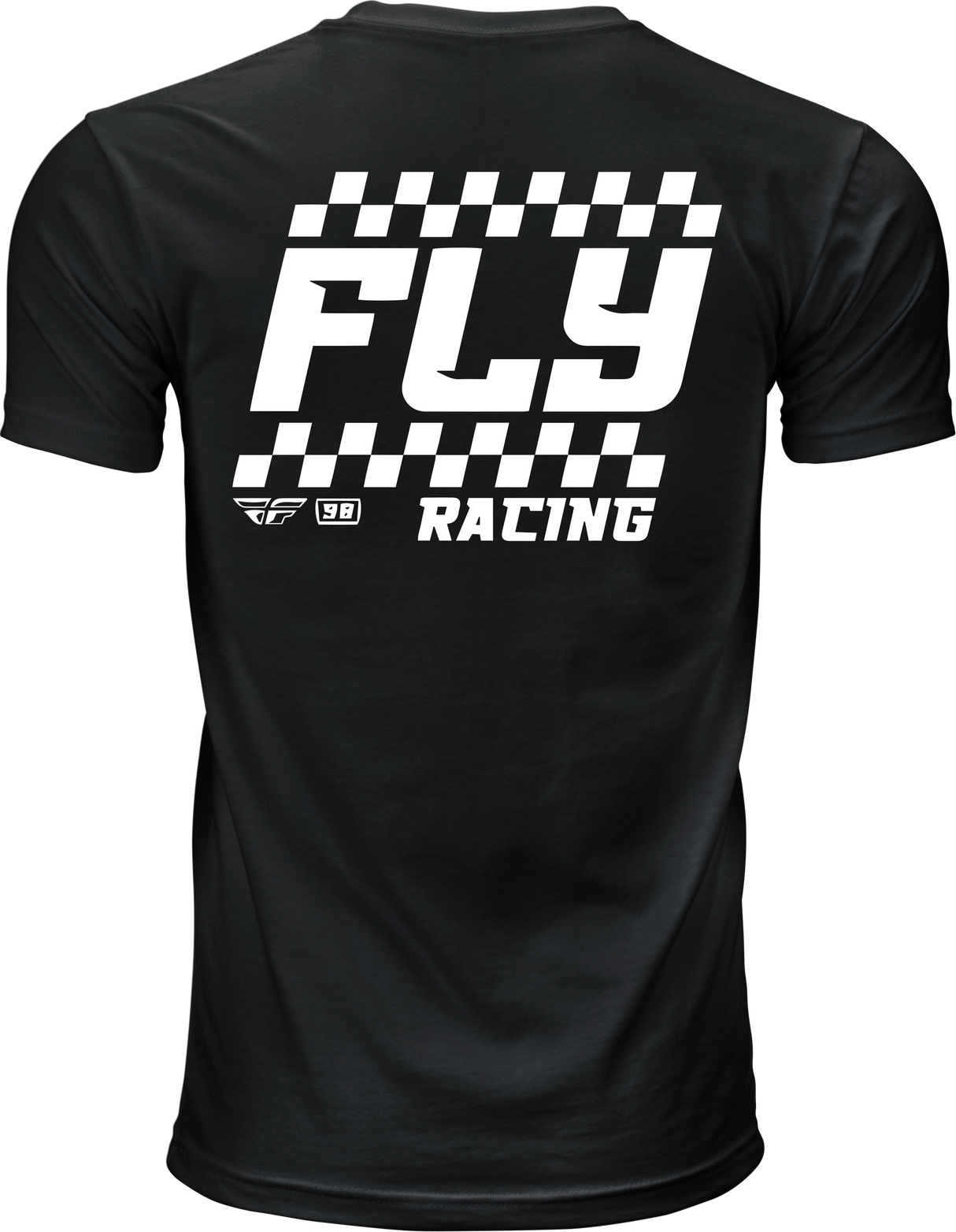 Fly Racing Staple Tee Black XL - Premium Crew Neck T-Shirt for Motocross and Off-Road Vehicles
