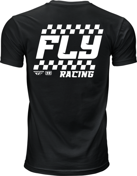 Fly Racing Staple Tee Black 2X - Premium Crew Neck T-Shirt for Motorcycle and ATV Riders
