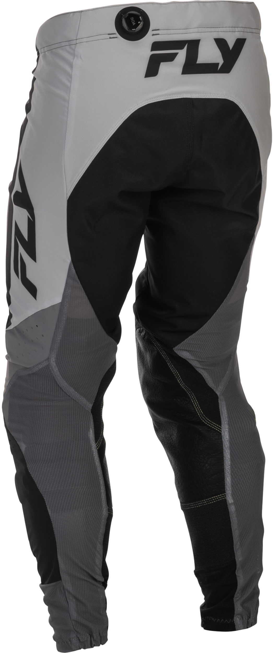 Fly Racing Lite Pants Grey/Black Size 32 - Lightweight Motorcycle Riding Pants with Mesh Panels and BOA® Fit System