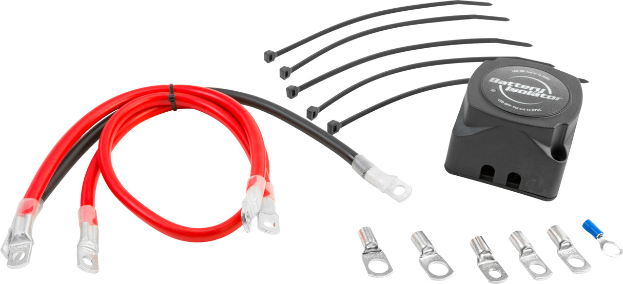 OPEN TRAIL Battery Isolator Kit Part #70-2000-OT for Vehicles with Dual Batteries