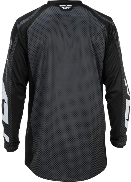 Fly Racing F 16 Jersey Black/White - Youth Motocross Jersey for Cruiser, Sportster, and Touring Motorcycles
