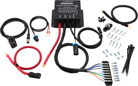 XTC Power Products 8 Switch Power Control System with Micro Switch Pad for UTV, Truck, Jeep, Boat, Tractor & RV - Part PCS-81