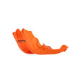 Acerbis 2024 KTM XW-F500 Skid Plate - 16 Inch Orange, Lightweight Polypropylene Construction
