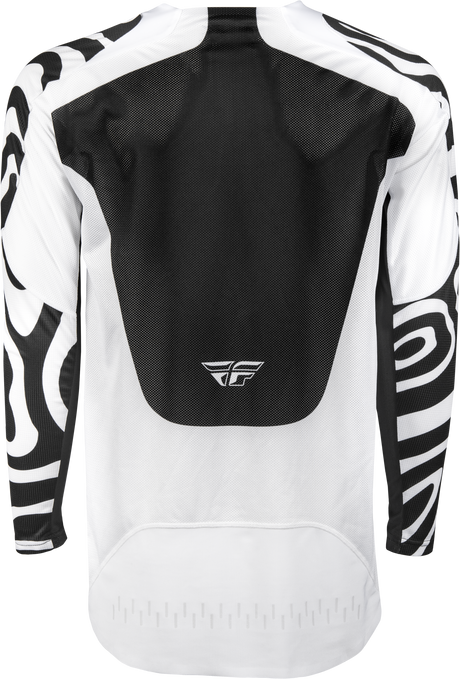 Fly Racing Evolution DST Abyss Jersey White/Black XL for Motocross and Off-Road Vehicles
