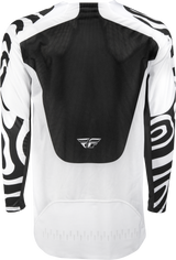 Fly Racing Evolution DST Abyss Jersey White/Black Medium for Off-Road and Motocross Vehicles
