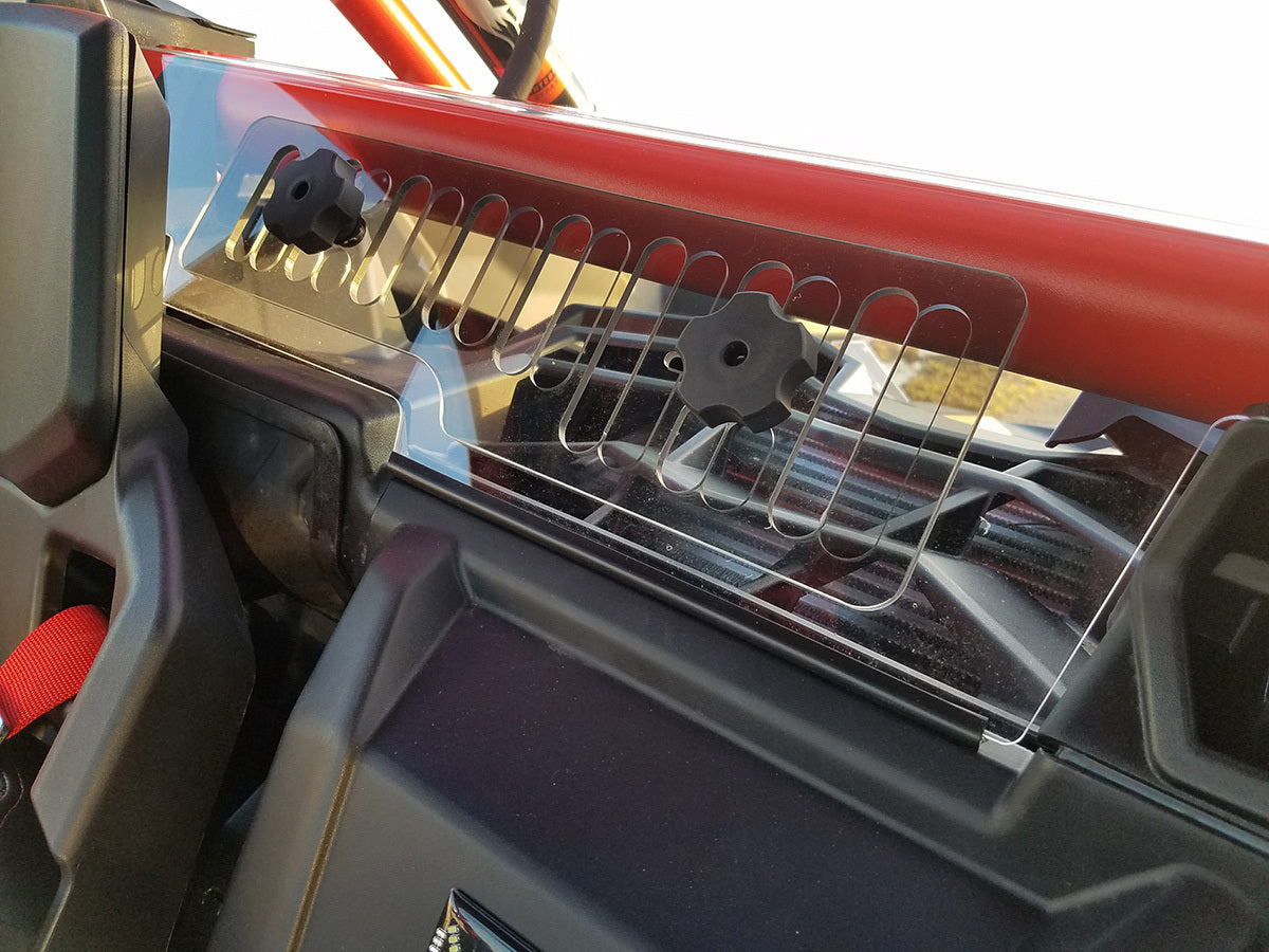 SPIKE 77-2300V-R Rear Windshield with Vent for 2017 Can-Am Maverick X3 Turbo R, XDS Turbo R, XRS Turbo R