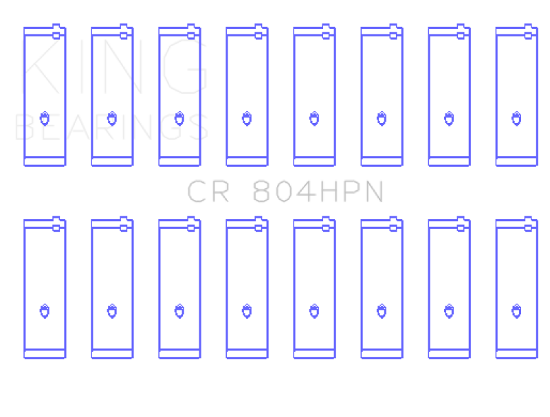 King Engine Bearings Ford 260ci/289ci/302ci 5.0L Windsor Rod Bearing Set