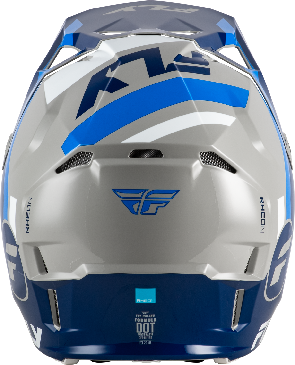 Fly Racing Formula CP Seal Helmet Navy/Blue/Grey Small - Lightweight Motorsport Helmet with Impact Absorption for Motorcycle and ATV Riders