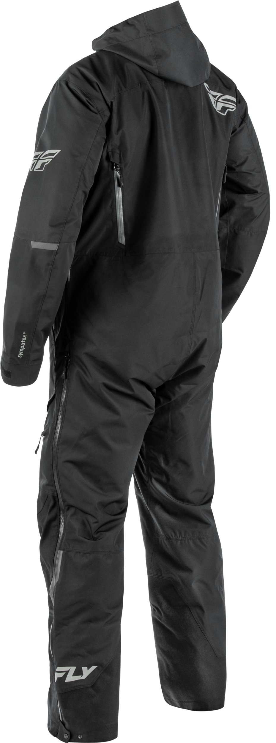 Fly Racing Incline Monosuit Black Lt with Waterproof and Breathable Sympatex® Ljubljana Shell for Off-Road Motorcycle Riding