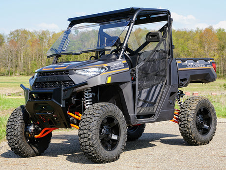 SPIKE RNGXPWS7000 D 2 Full Tilting Windshield for Jeep Wrangler with Roll Bars