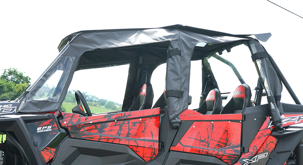 Seizmik Soft Upper Doors for 2021 Polaris RZR Models with Wind and Rain Protection