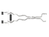 aFe MACH Force-Xp 3 Inch to 2.5 Inch Stainless Steel Cat-Back Exhaust System with Black Tips for BMW M2 G87 2023-2025 3.0L L6