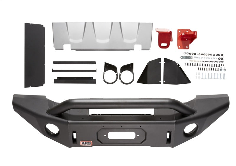 ARB Bondi Deluxe Winch Bumper for Jeep Wrangler JL 2018-2020 with OE Fog Light Integration