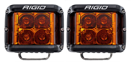 RIGID D-SS Series Spot Pair Amber LED Light Pods for Off-Road Vehicles and Motorcycles