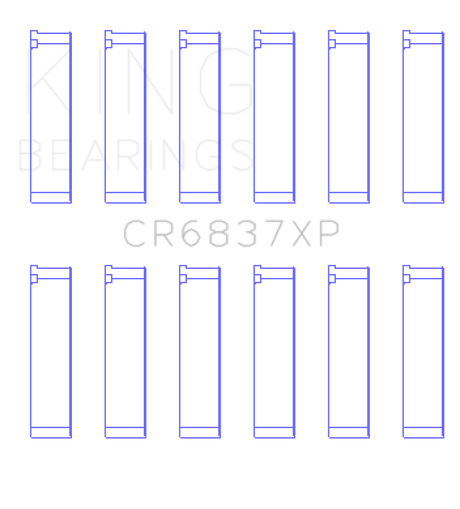King Engine Bearings Honda J30 / J35 Connecting Rod Bearing Set