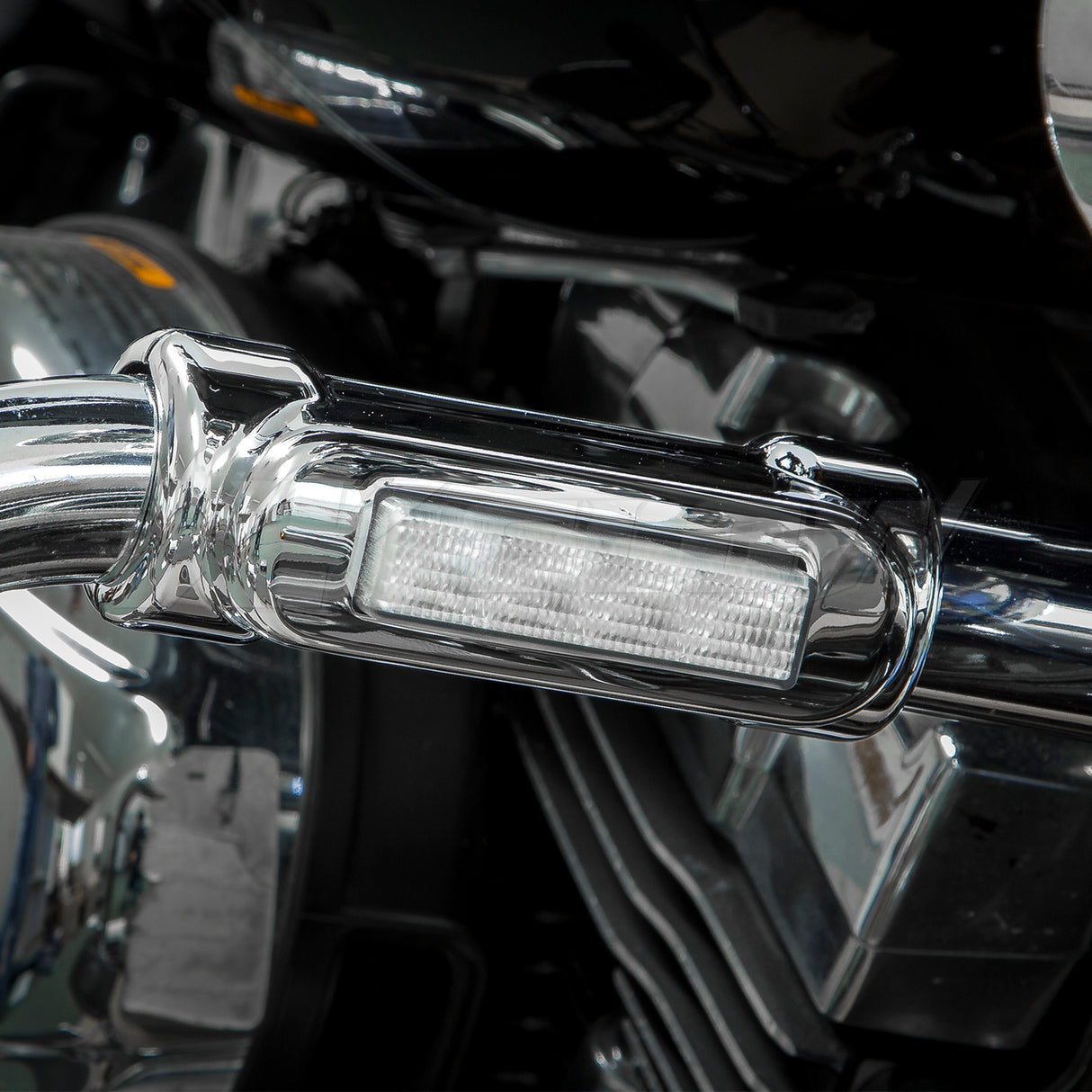 XK GLOW Highway Bar Chrome with Dual Color LED Lights for Select Vehicles
