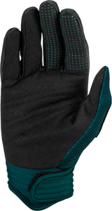 Fly Racing F 16 Gloves Teal/White for Motorcycle, ATV, and Dirt Bike Riding