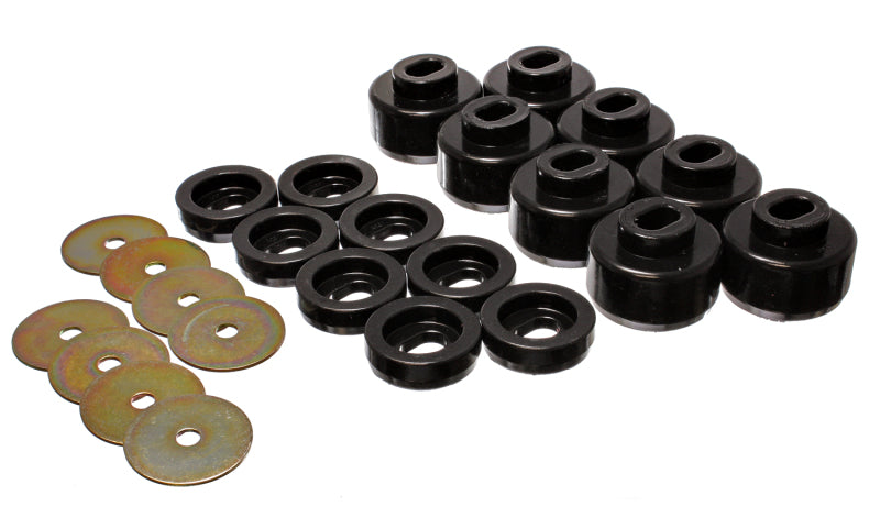 Energy Suspension Hyper-Flex Polyurethane Body and Cab Mount Set for Chevy Silverado 2500 and Avalanche 2005-2006