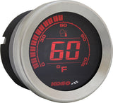 KOSO HD 02 Series Gauge Kit with Silver Bezel for Harley-Davidson FLHTC Electra Glide Classic (2004-2013)