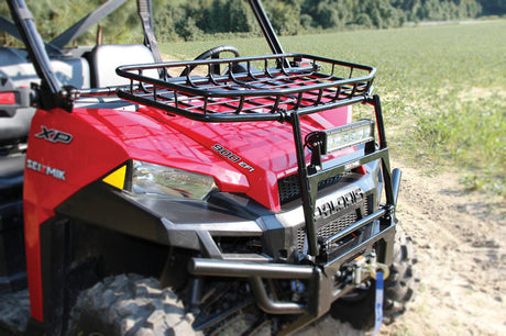 Seizmik Hood Rack for Polaris Ranger XP 900 & 800 Models — Midsize Fitment with Heavy-Duty Steel Construction