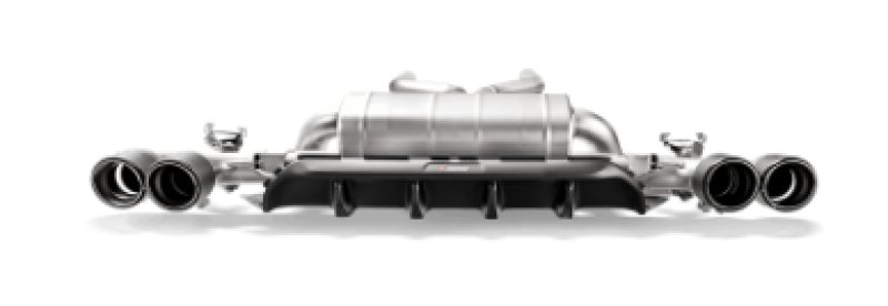 Akrapovic Rear Carbon Fiber Diffuser for BMW M5 F90 (2018+) – Matte Finish with Red Akrapovic Logo