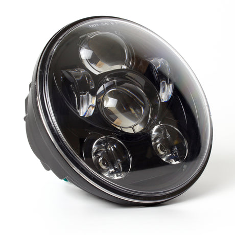 CYRON ABIG5-B6K 5.75-Inch Black LED Headlight with 6 Projectors for Motorcycles and ATVs
