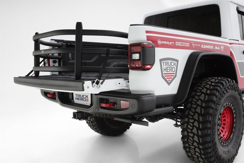 AMP Research BedXtender HD Sport V-Shape Design for Jeep Gladiator 2020-2021 – Black