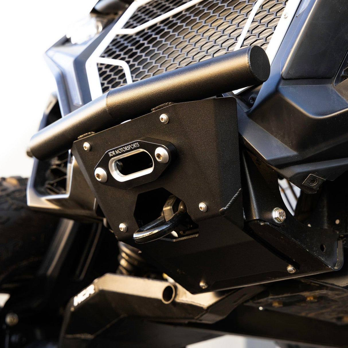 Can Am Maverick R Single Tube Front Winch Bumper