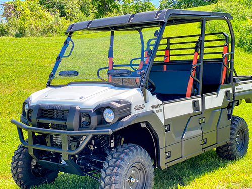 SPIKE Full Vented Windshield for Kawasaki Mule Pro-FXR (2018-2020) | Part Number 78-8800