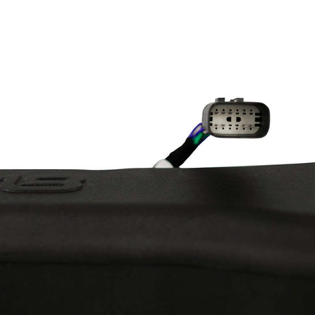 DS18 JL24-SBAR22/BKLD Overhead Soundbar for 2024+ Jeep Wrangler JL, JLU, and JT with 2x 8-inch Speakers, 2x 3.8-inch Tweeters, and LED Lighting