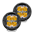 RIGID 360 Series 4-Inch Spot Amber Back Light for Off-Road Vehicles and Trucks