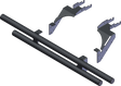 KFI 21+ Polaris General 1000/ 4/ XP/ XP 4 Double Tube Rear Bumper