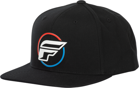 Fly Racing Fly Half Wing Hat Black - Adjustable Snapback Cap for Motorcycle and ATV Enthusiasts