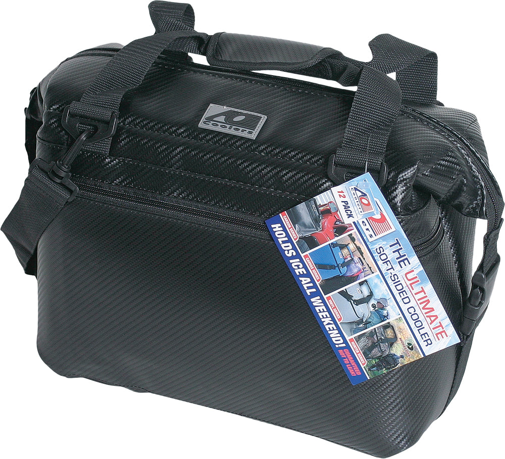 AO COOLERS Carbon Cooler 24 Pack - Black 17" x 10" x 12" for Pickups and SUVs