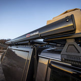 ARB Black Edition Aluminum Awning with LED Light Strip – 8.2 ft x 8.2 ft, Black Frame