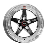 Weld S71 15x10 Inch Black Modular Wheel for Pontiac Firebird - Medium Pad, 5x4.75 Bolt Pattern
