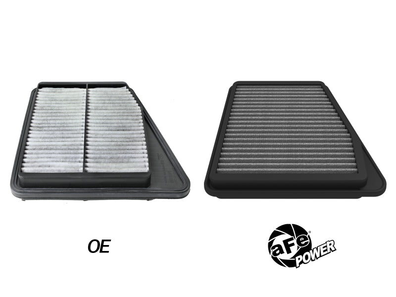 aFe Magnum FLOW OE Replacement Air Filter with Pro DRY S Media for Kia Stinger 2022-2023 2.5L Turbo L4
