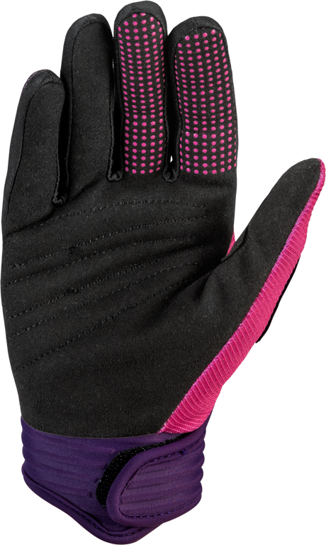 Fly Racing F 16 Gloves Pink/Mauve Medium | All-Around Motorcycle Riding Gloves for Street and Off-Road Vehicles