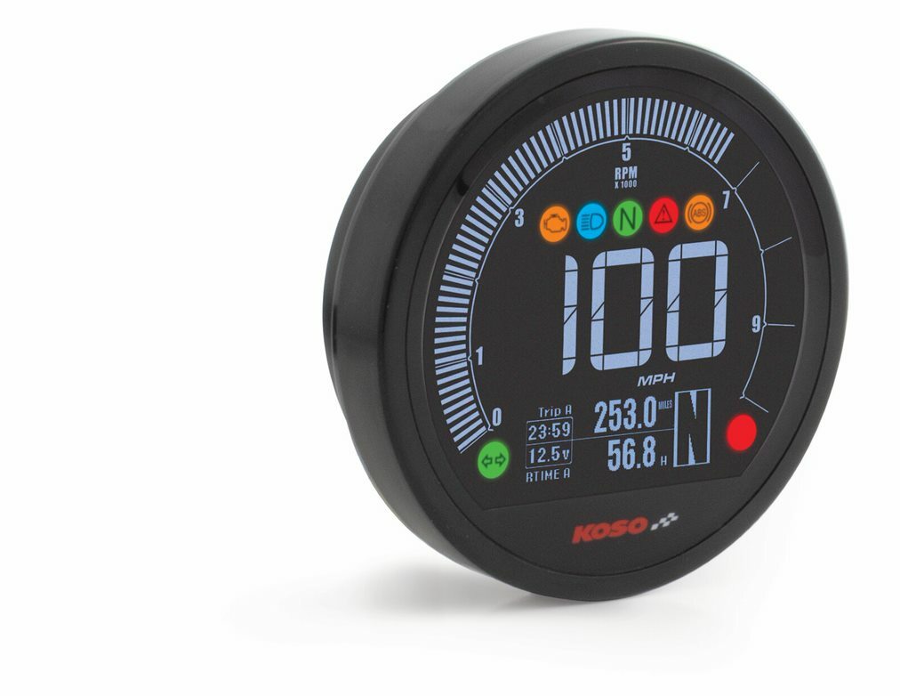 KOSO DL 04 Speedometer for BMW R Nine T Series (2017-2018) - Black
