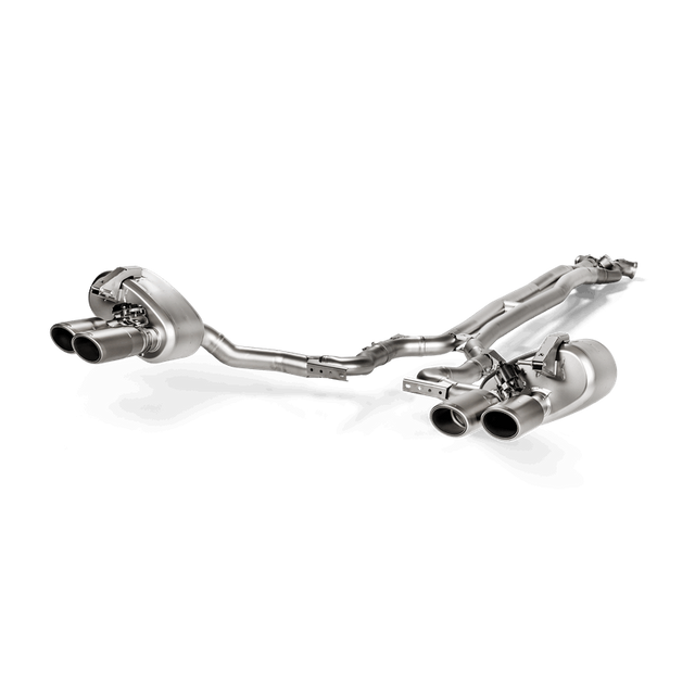 Akrapovic Evolution Line Cat Back Exhaust System for 2017-2018 Porsche Panamera Turbo - Titanium