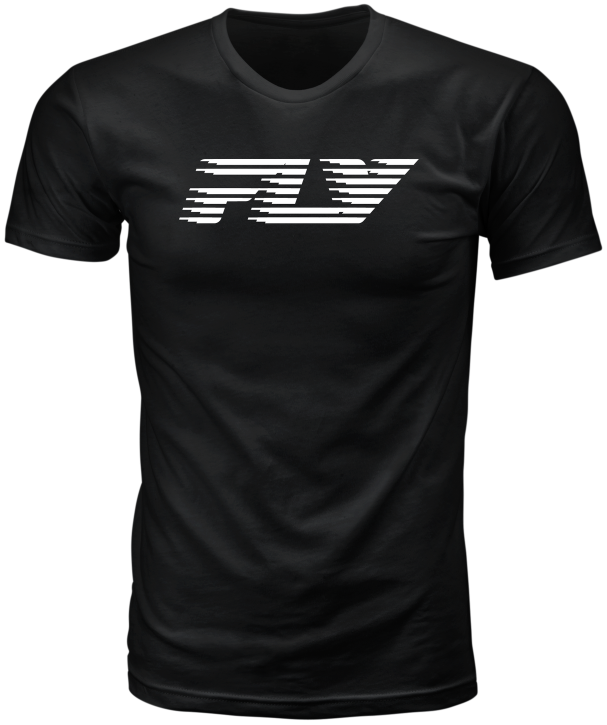 Fly Racing Fly Fast Tee Black Medium - Premium Crew Neck T-Shirt for Motorcycles and Off-Road Vehicles