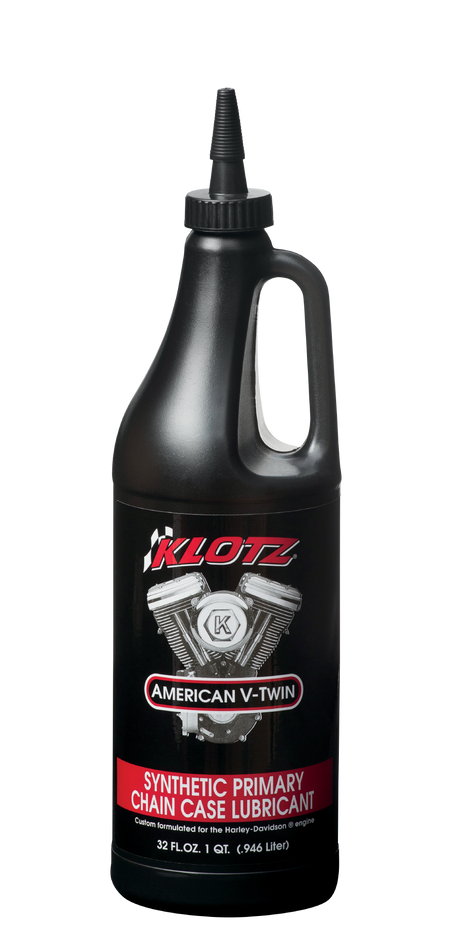 KLOTZ American V-Twin Synthetic TechniPlate Chain Case Lubricant 32 Fl Oz for Harley Davidson Big Twin Models