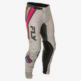 Fly Racing Youth Lite Vice Pant in Light Grey, Pink, and Coral – Designed for Motocross and Off-Road Vehicles (Size 26)