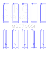 King Engine Bearings Hyundai i30 G4FC (Size +0.75mm) Main Bearing Set