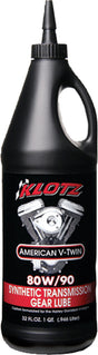 KLOTZ American V Twin Trans Lube 80W-90 Gear Oil for Harley-Davidson Big Twin Models, 32 Fl Oz