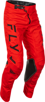 Fly Racing Kinetic Center Pants Red/Black Size 28 – Motorcycle Riding Gear with Ventilation and Flexibility