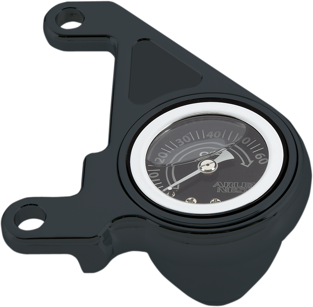 ARLEN NESS Oil Pressure Gauge Kit - Radius - Black 15-675