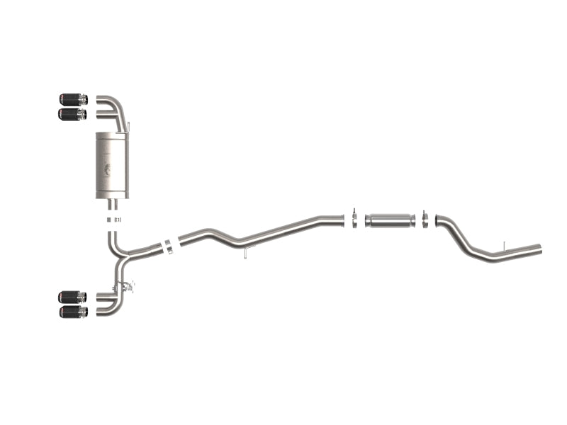 aFe MACH Force-XP 3 Inch to 2-1/2 Inch Stainless Steel Cat-Back Exhaust System for BMW Z4 M40i (G29) 2019-2025 with B58 Turbo Engine